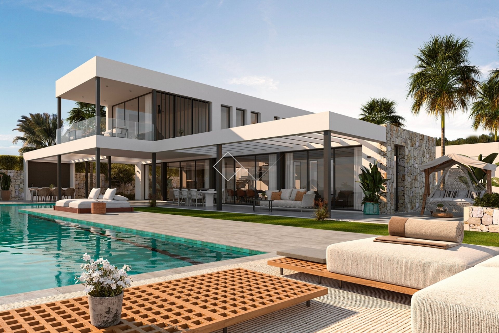 Atemberaubende neu gebaute Villa mit Meerblick in Moraira, Arnella zu verkaufen
