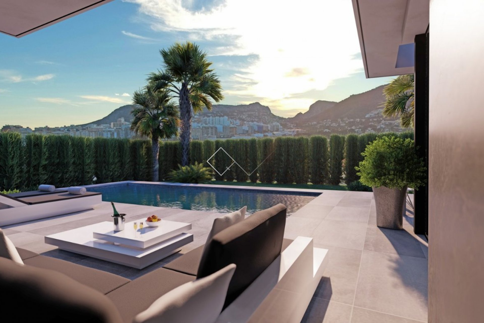 Ausblicke auf die Berge - Atemberaubende moderne Neubau-Villa in Calpe