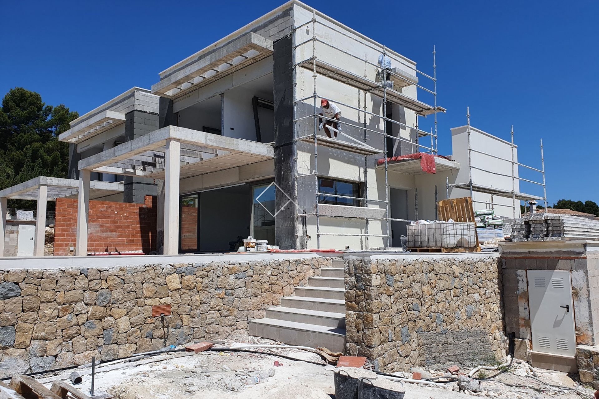 en construcción - Moderna villa adosada en venta en Moraira