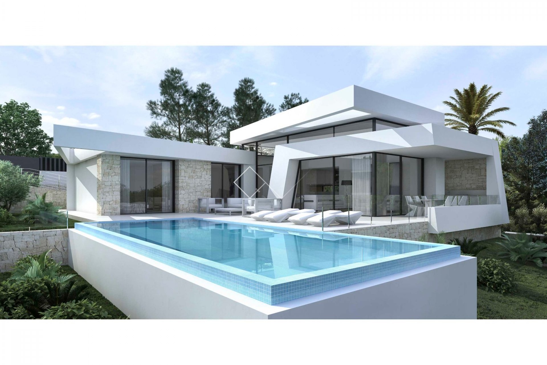 moderne Villa - Hochwertiger Neubau Villa mit Meerblick in Los Molinos, Benitachell