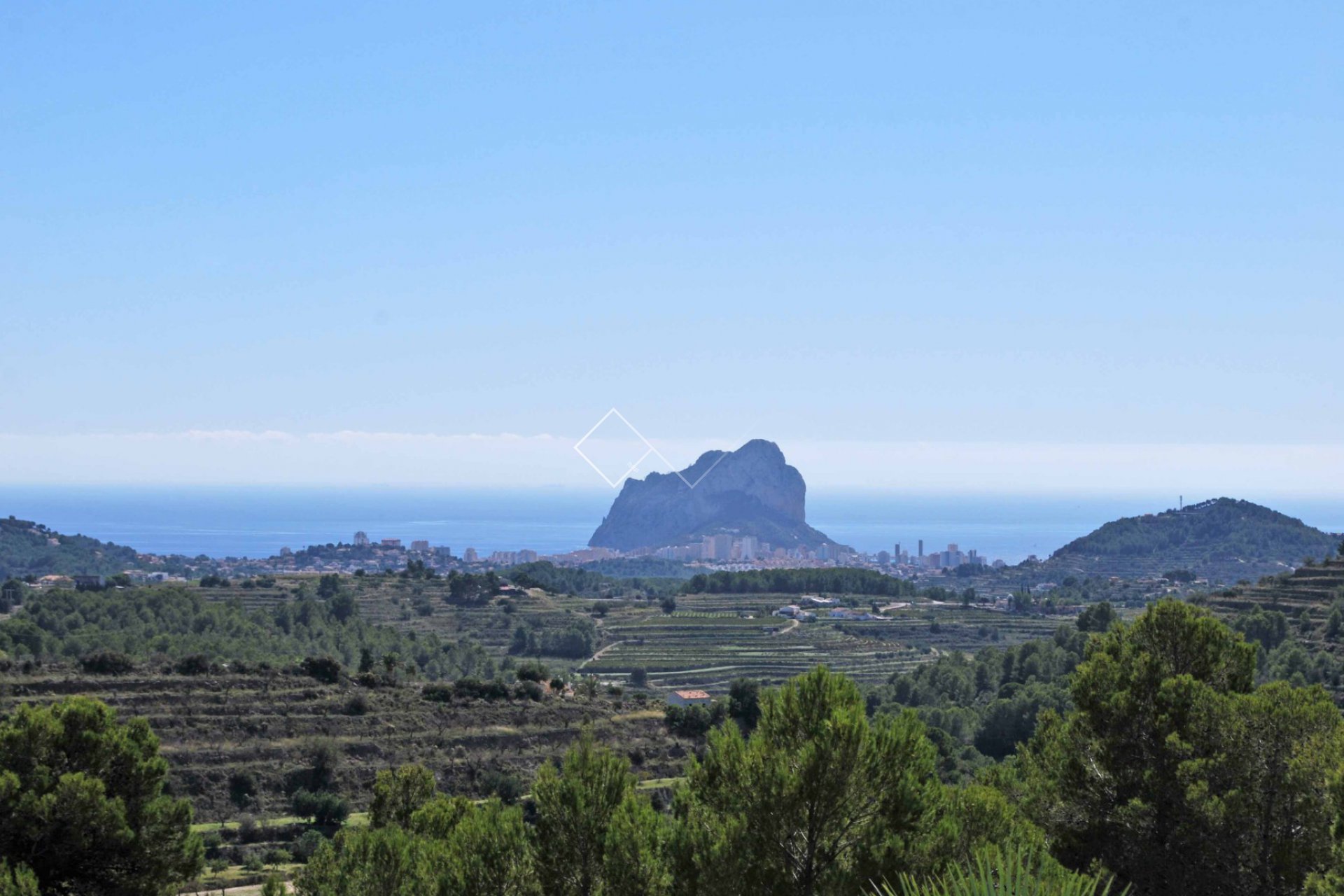 open sea views - Sea view country house for sale in Benissa