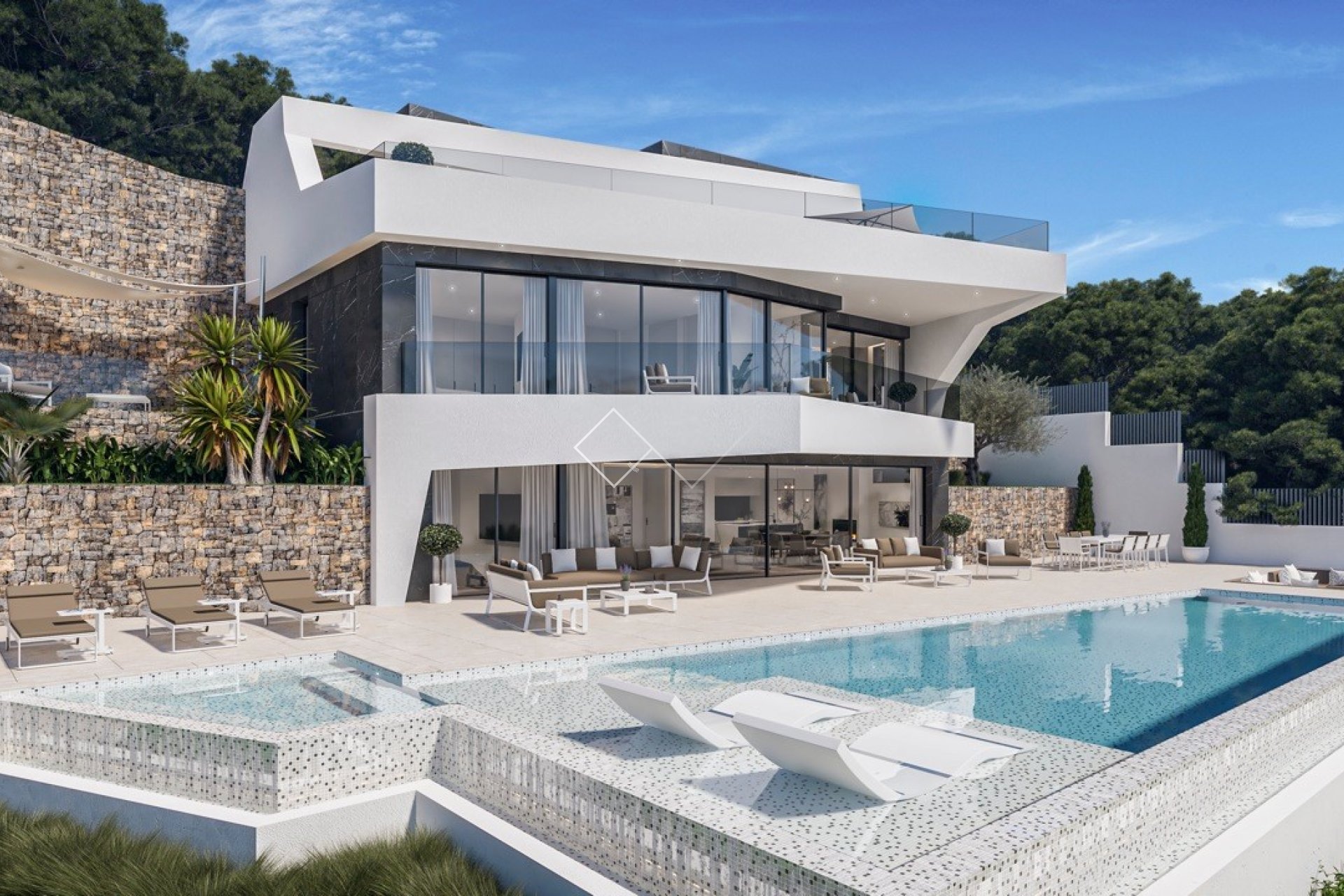 Project - Stunning design villa with great sea views in Benissa 