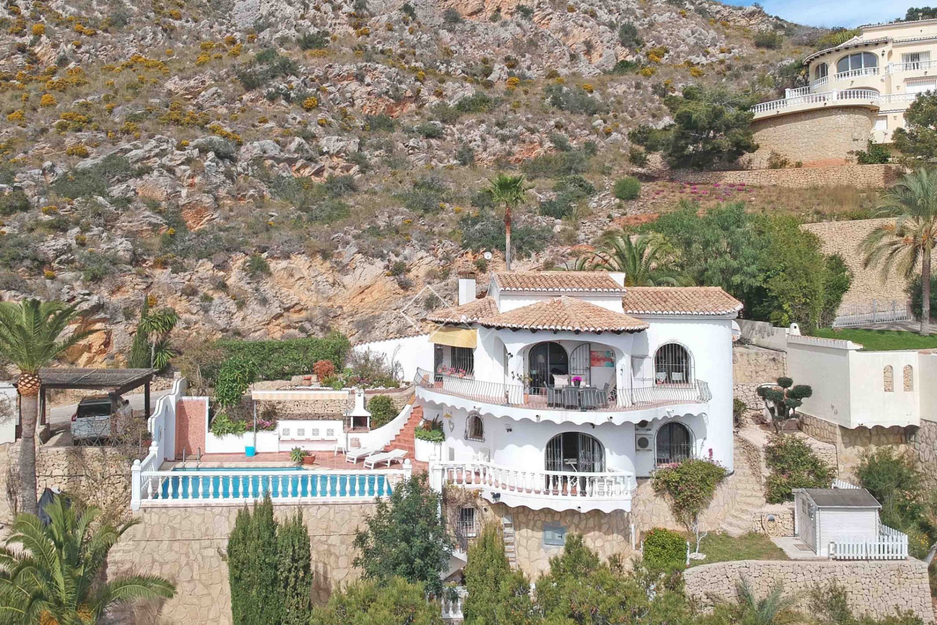 situation -  Lovely 2 bed villa with great sea views, El Portet, Moraira