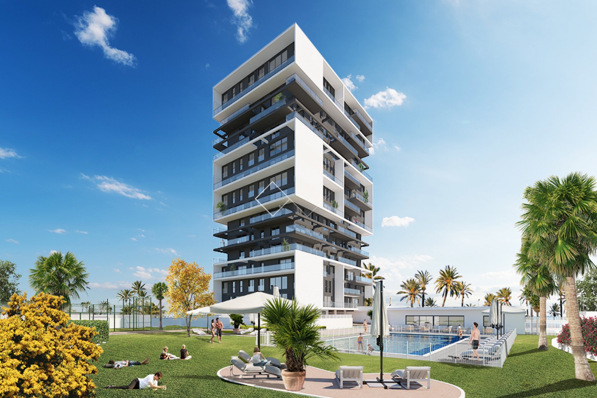 sunrise tower - Nuevos apartamentos con vistas al mar en venta en Calpe