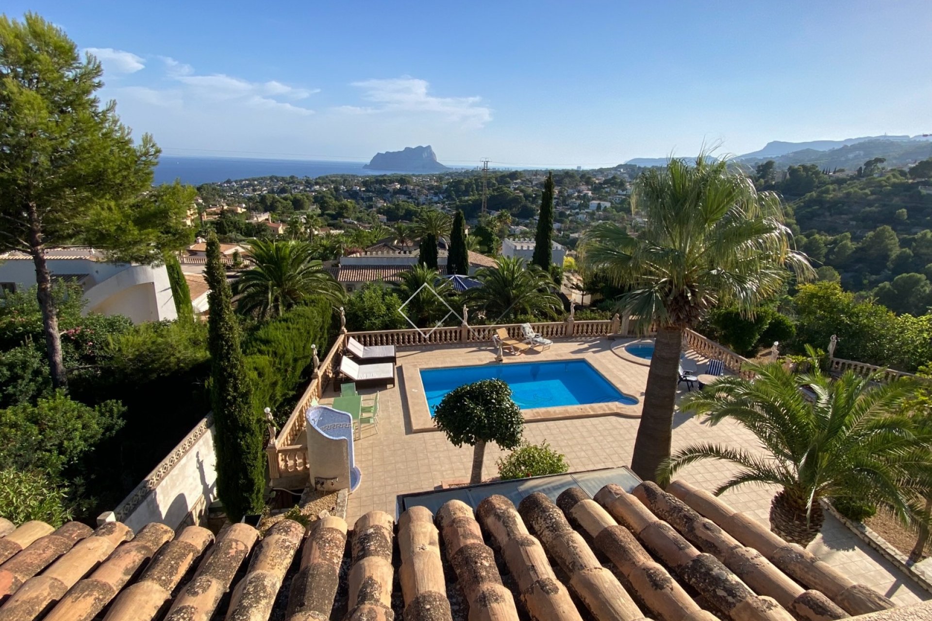 views- Large traditional villa in Benissa, San Jaime for sale with sea views from every room