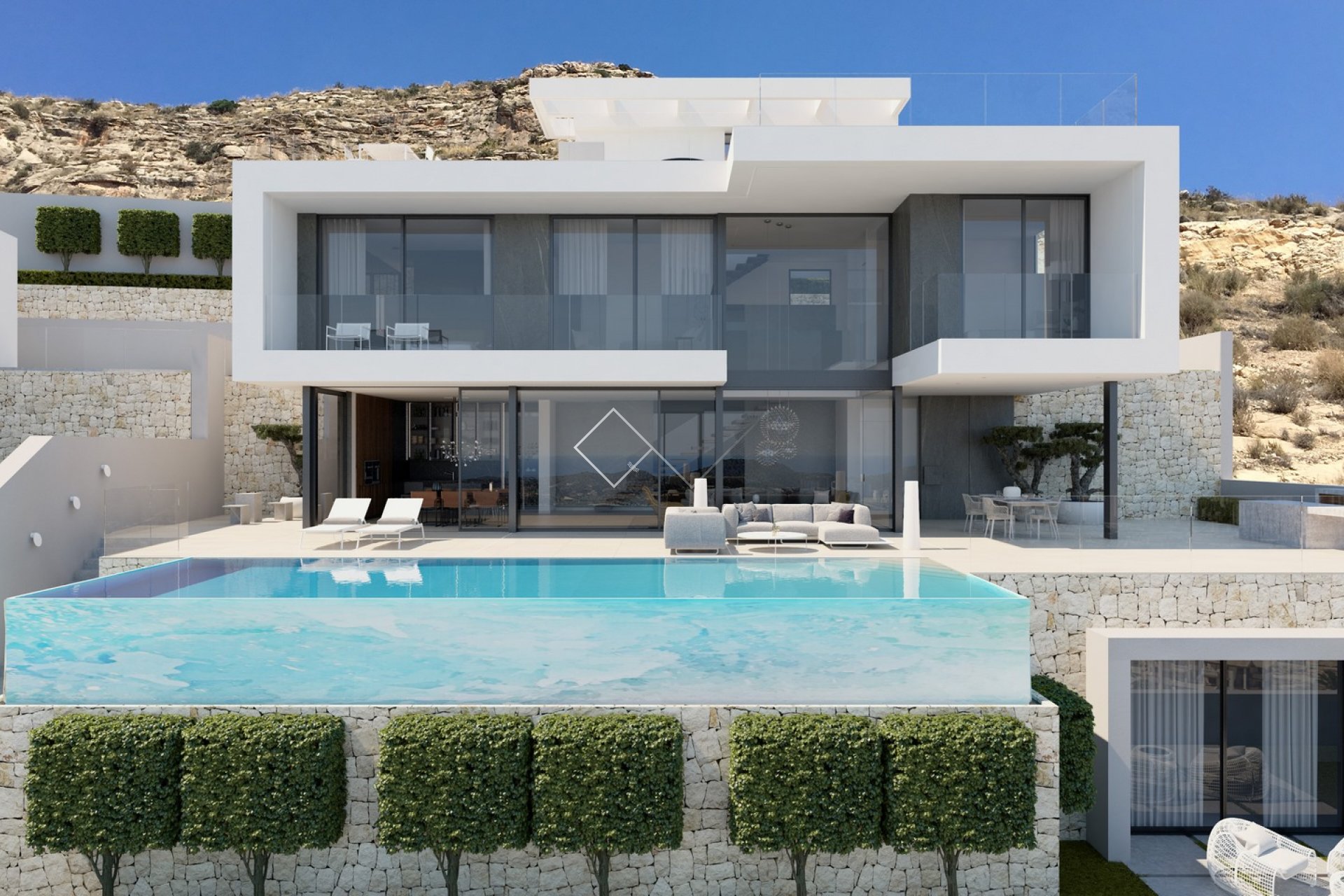Villa de lujo con vistas al mar en venta en Finestrat