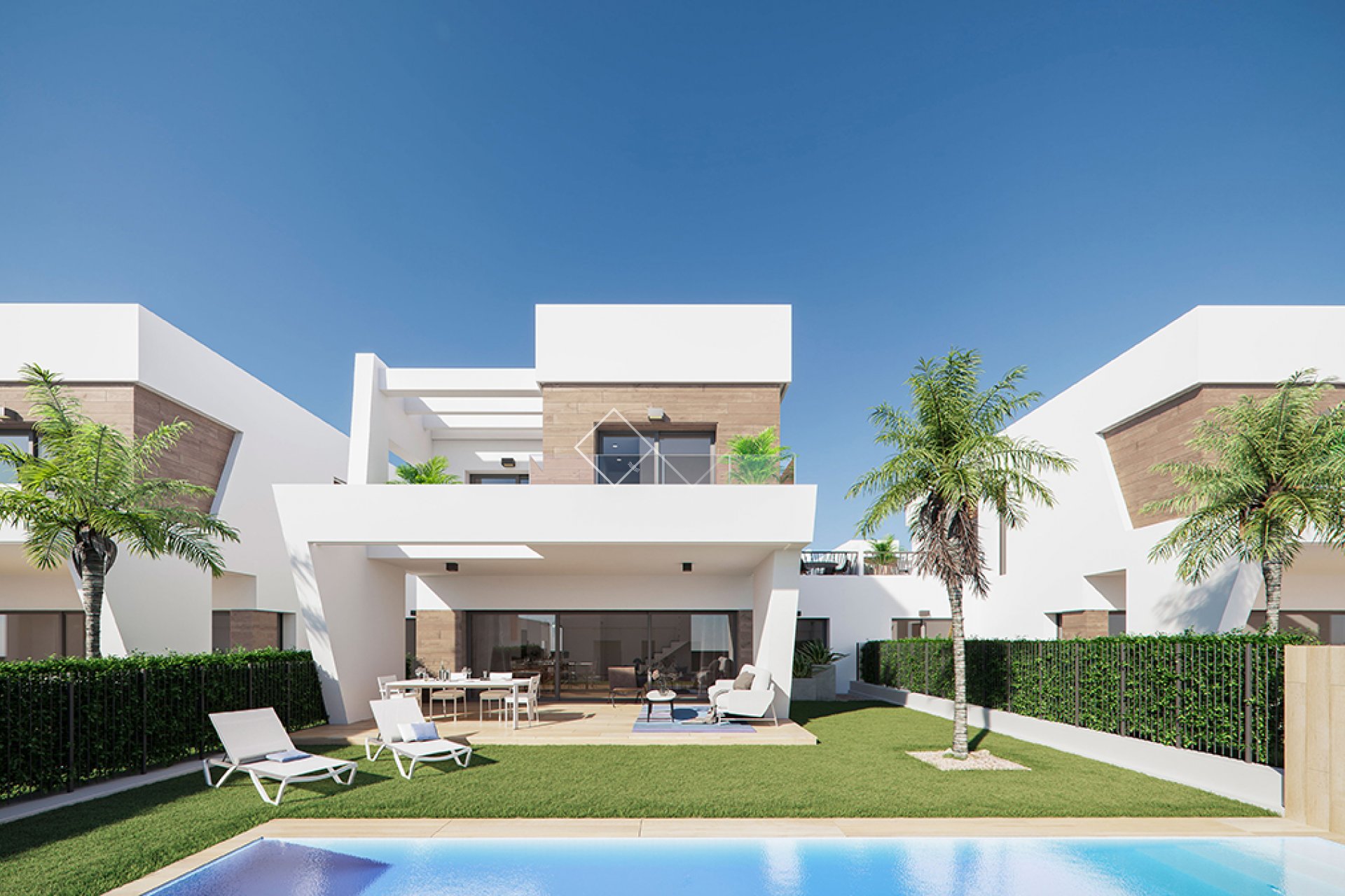Villas de nueva construcción vistas al mar en venta Finestrat Benidorm
