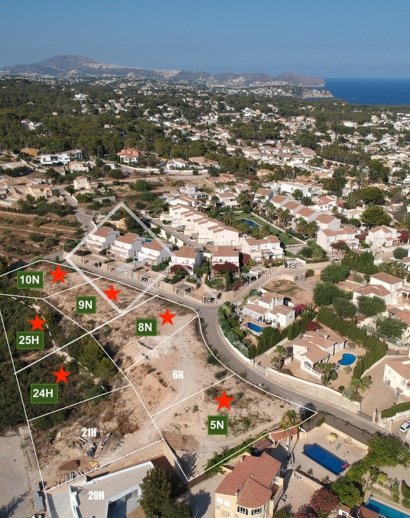 Package Deal: Cinq terrains à bâtir à vendre à Gran Sol, Calpe
