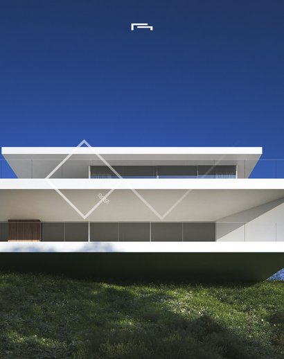 Geometrische Design-Villa mit Meerblick in Moraira zu verkaufen