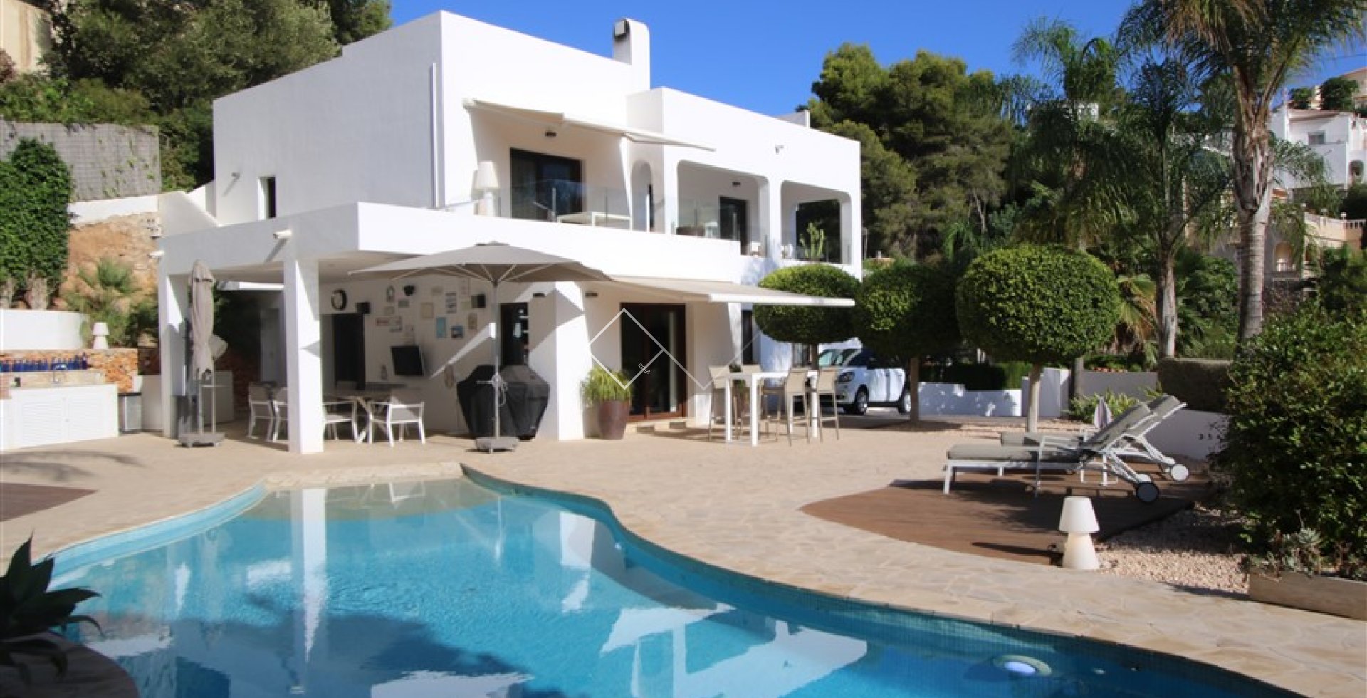 Villa Ibiza à vendre à Benissa avec piscine chauffée