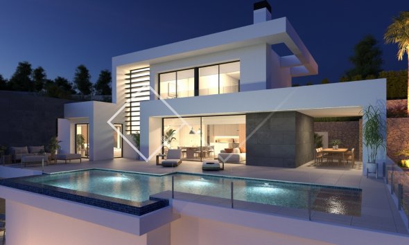 Villa Iseo - Luxuriöse Design-Villa zum Verkauf in Benitachell mit herrlichem Meerblick