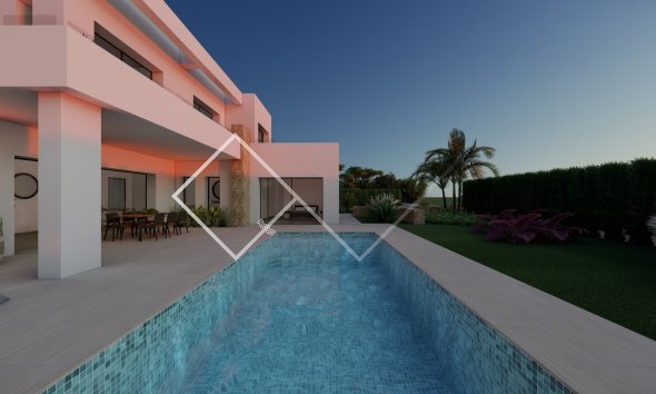 nueva construcción económica - Proyecto de villa moderna en venta en Calpe, Empedrola II