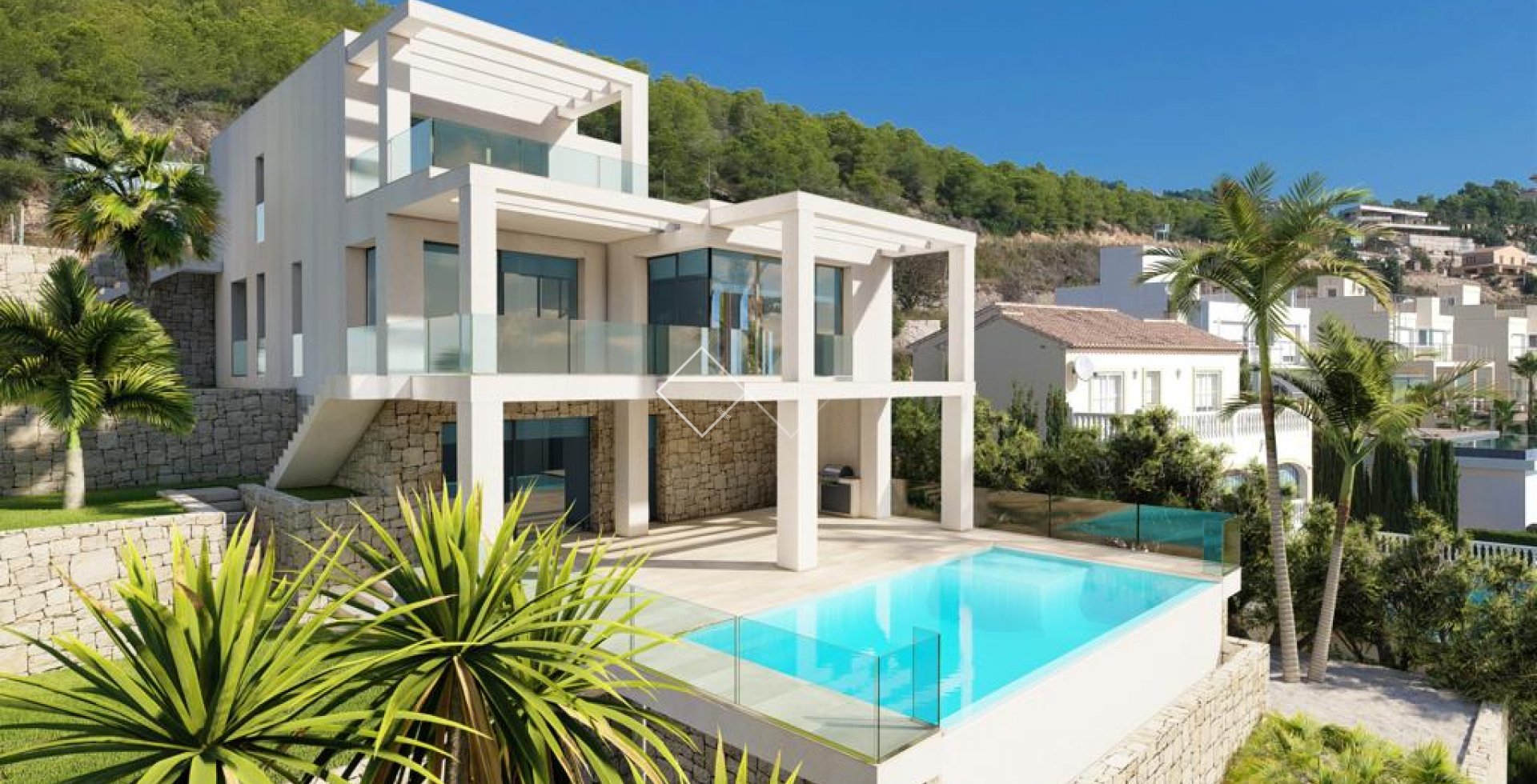 Villa de lujo nueva con vistas al mar en Calpe