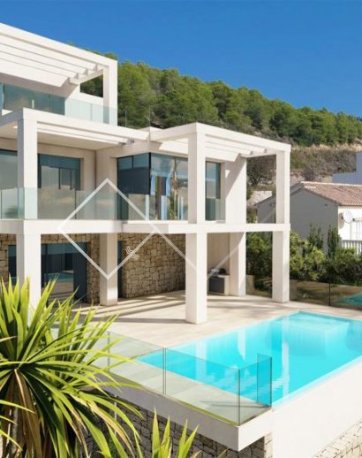Luxuriöse neue Villa mit Meerblick in Calpe