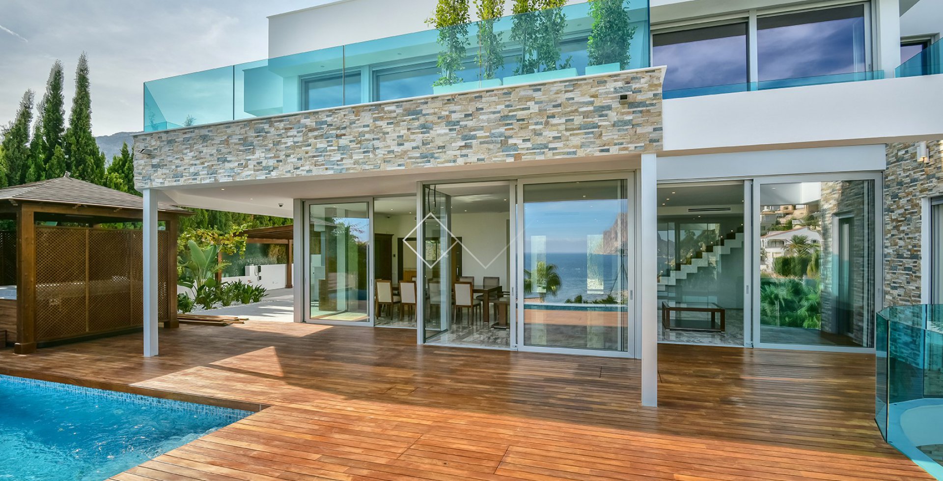 villa de luxe - Villa de 2 o 4 dormitorios con espectaculares vistas al mar en Calpe
