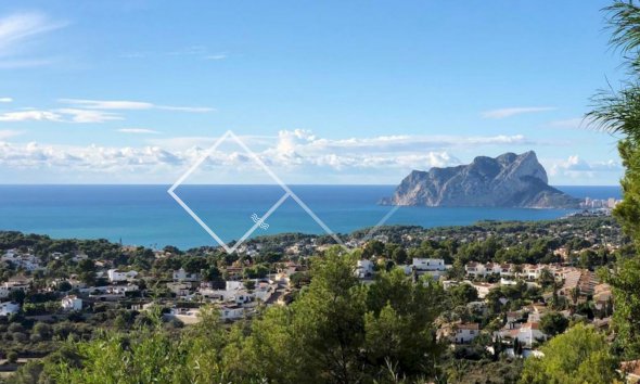 vue sur la mer - Villa moderne de luxe à vendre à Moraira, Benimeit