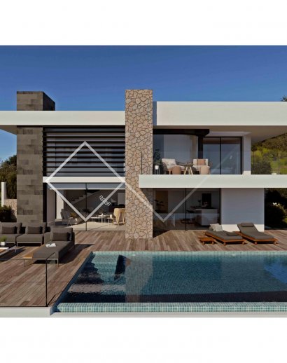 Pool - Moderne Villa zu verkaufen in Cumbre del Sol, Benitachell