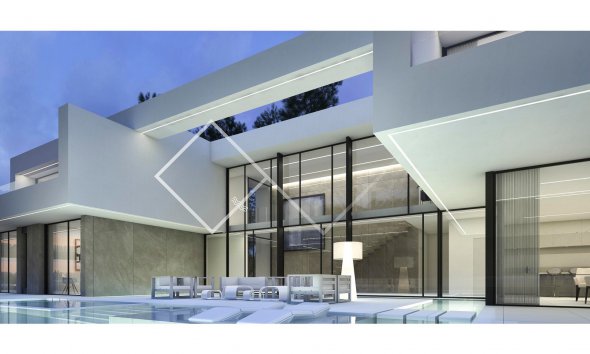 Neubau einer Design-Villa auf großem Grundstück in Benimeit, Moraira