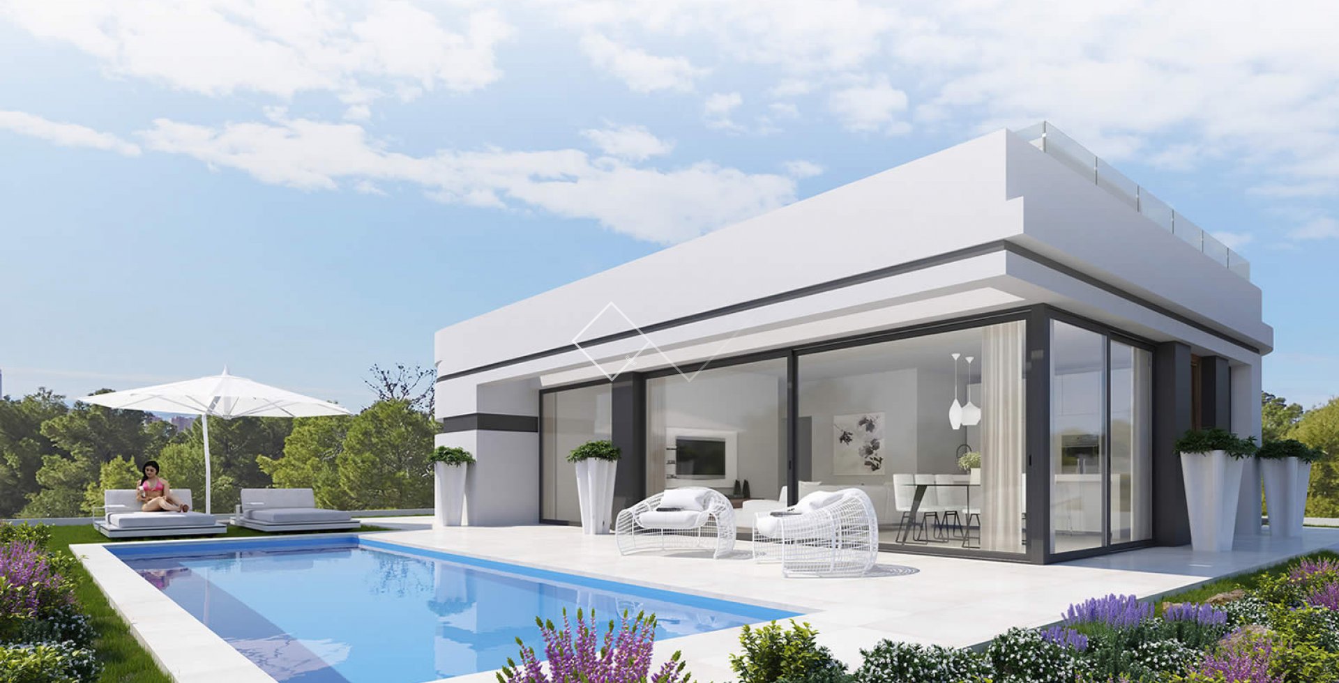 infographic -  New build villa for sale in La Nucia Polop