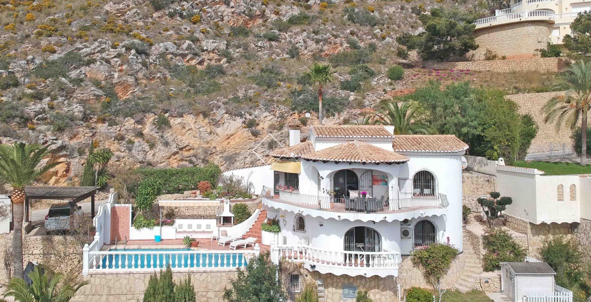 situation -  Lovely 2 bed villa with great sea views, El Portet, Moraira