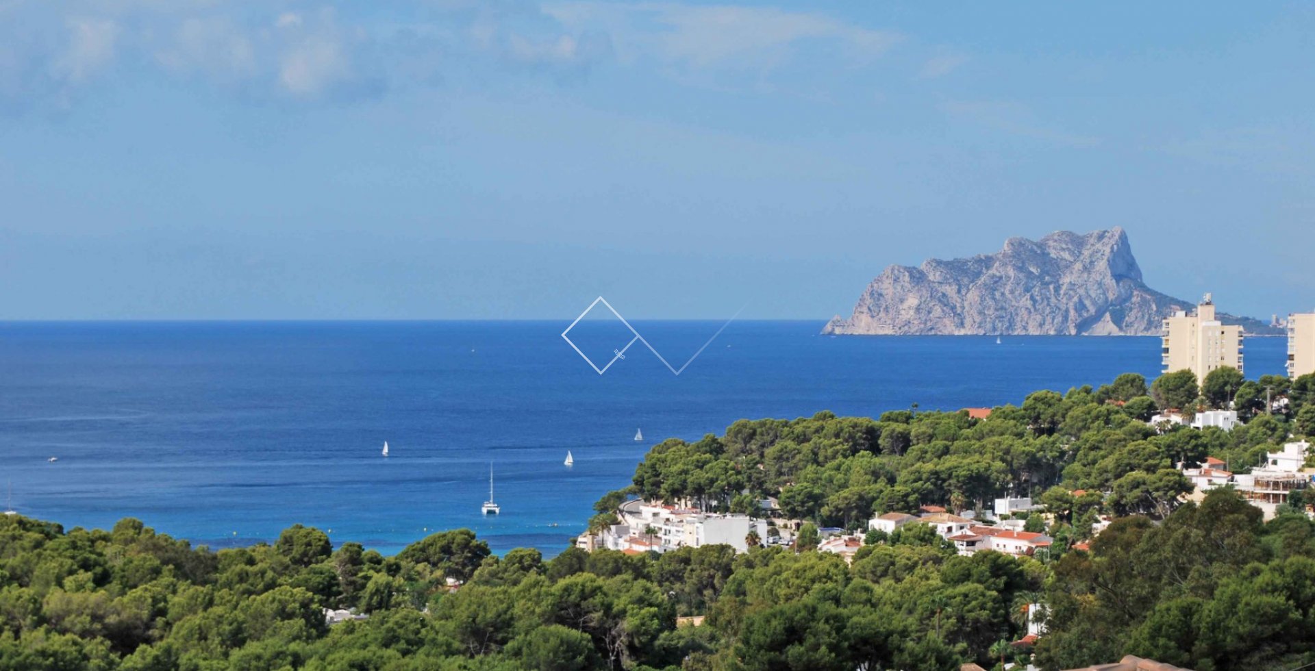 vistas al mar peñon calpe - Villa Mediterránea vistas al mar El Portet Moraira
