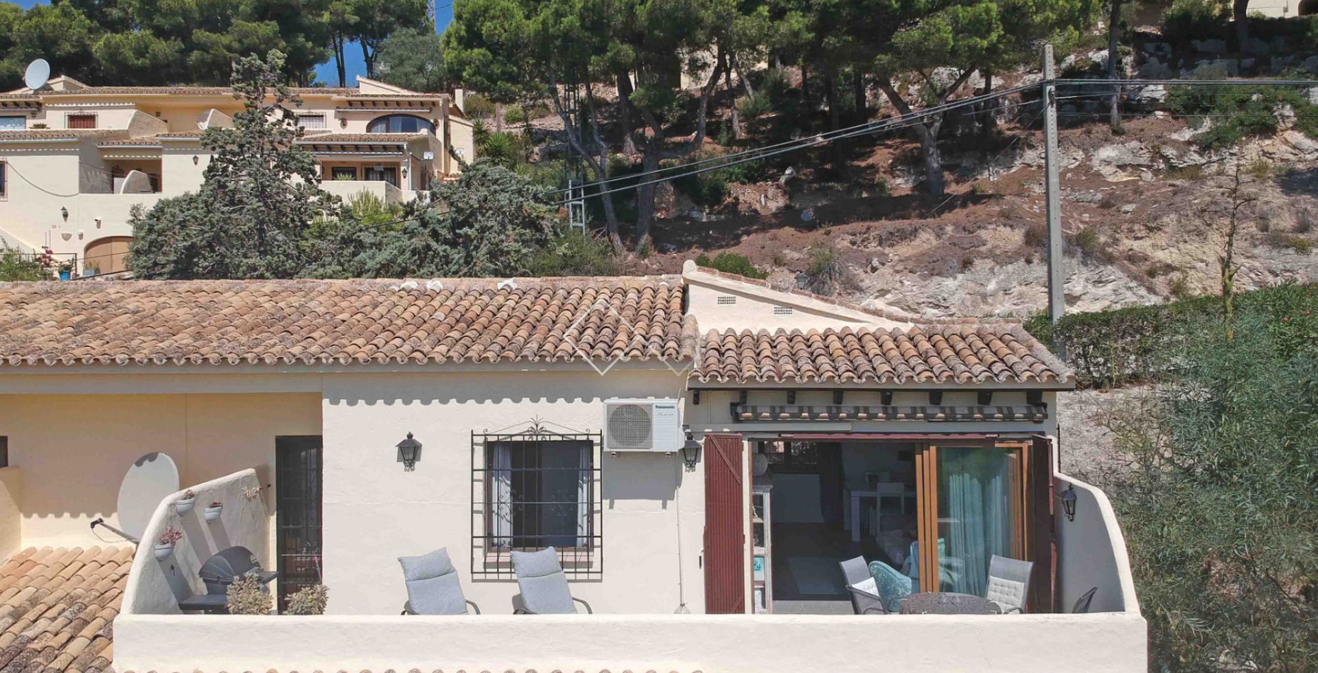 terraza apartamento - Precioso apartamento con vistas al mar abierto, Teulada