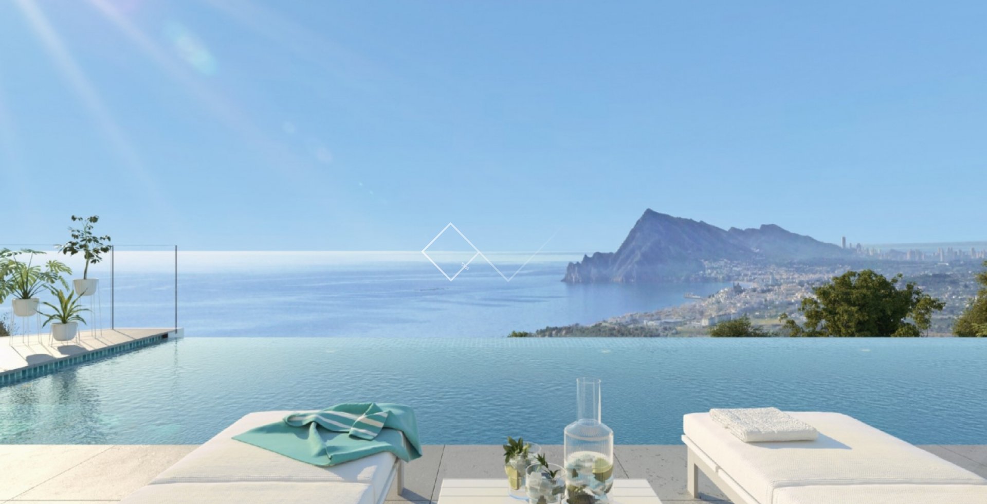 une vue imprenable sur la mer - Sensationnelle villa de nouvelle construction sur la Sierra de Altea