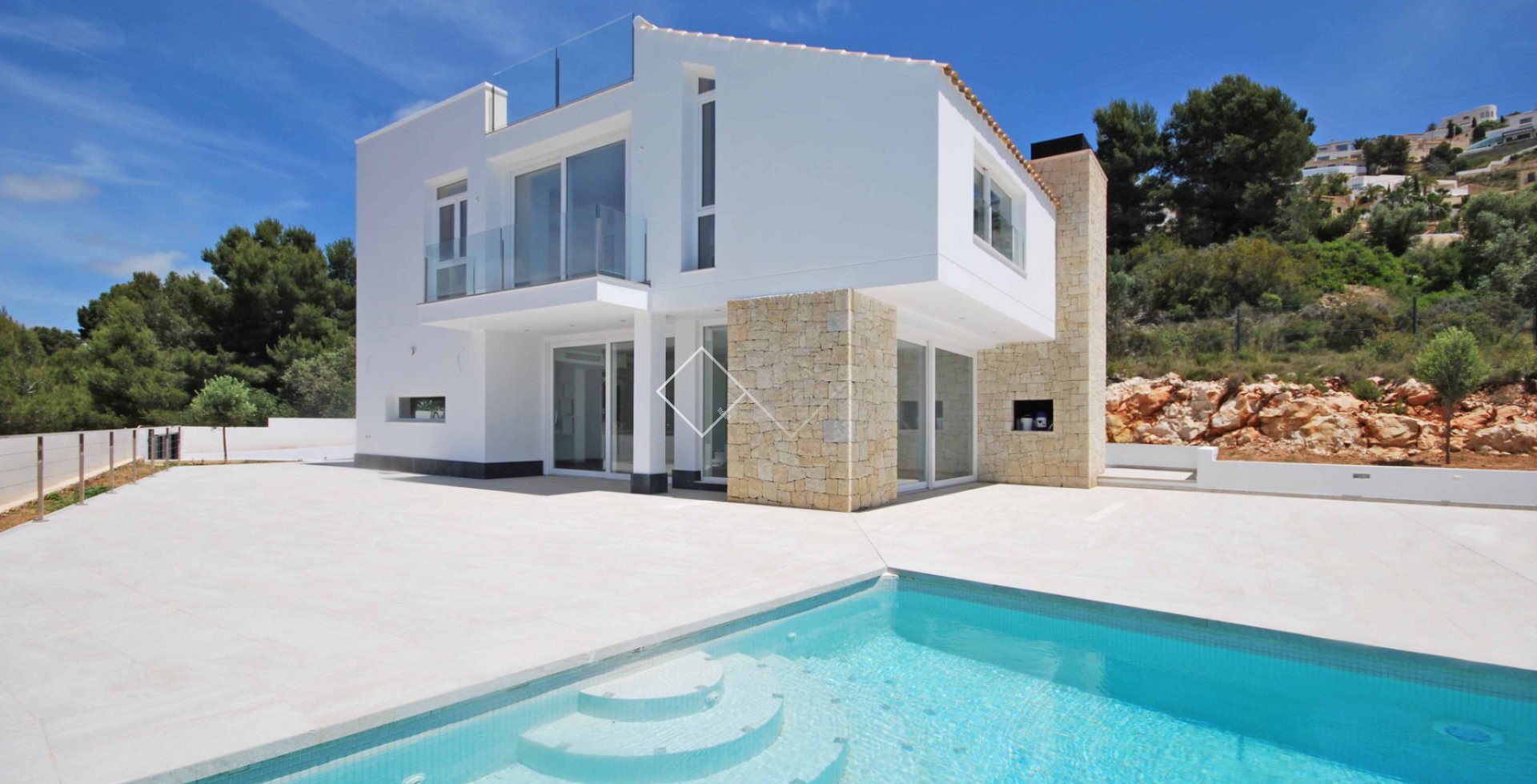 New construction Moraira, villa close to beach and amenities