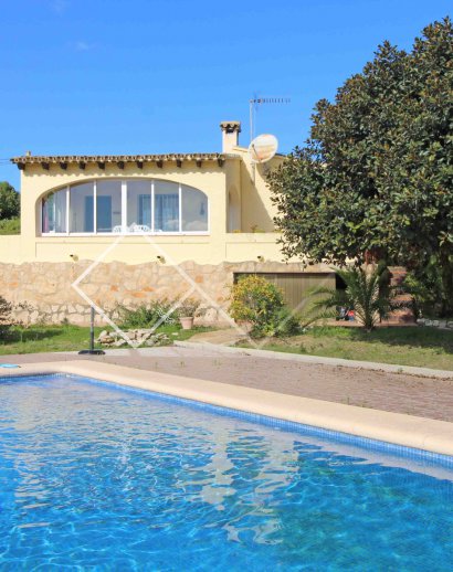 Villa with fantastic sea views for sale in Moraira