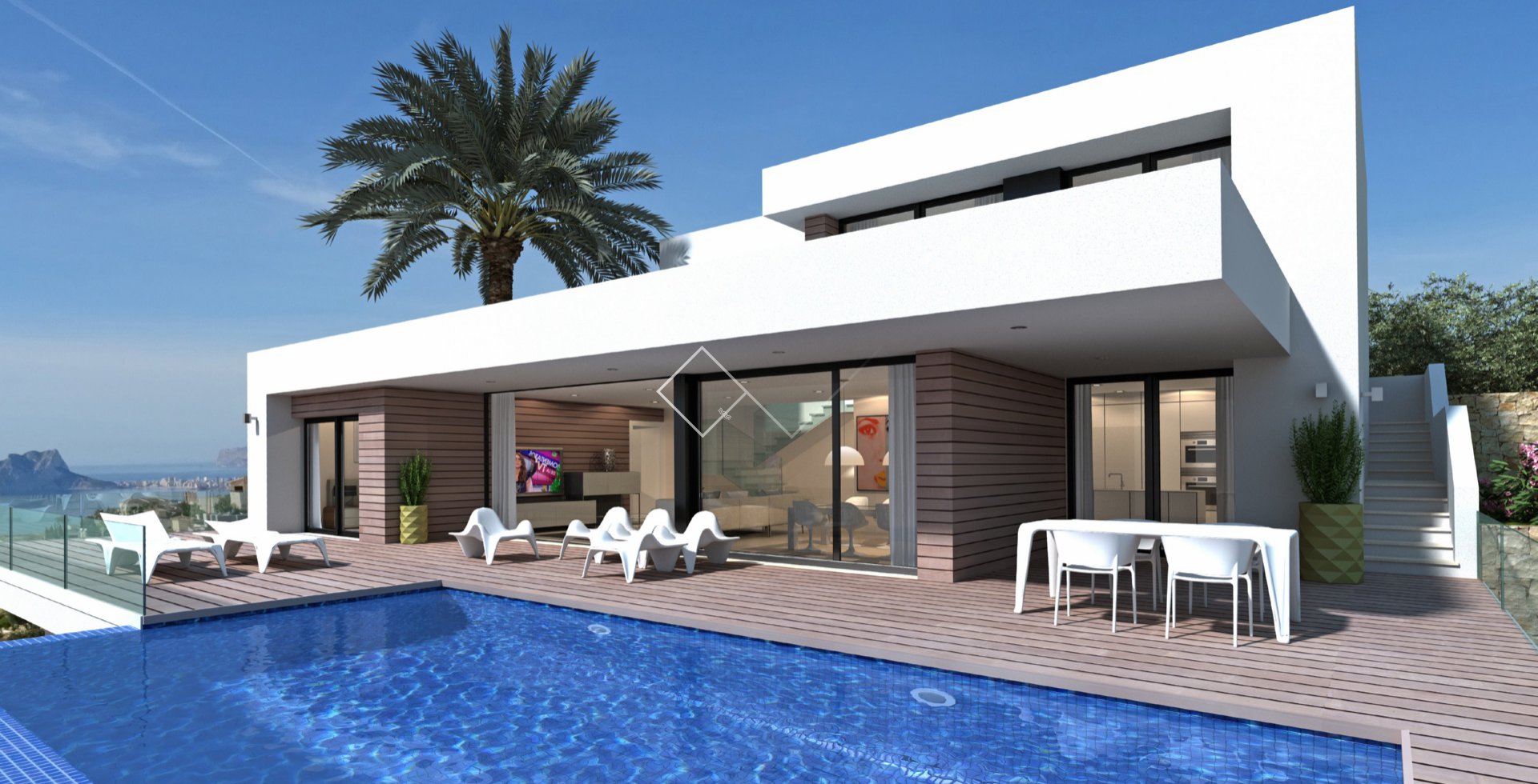 villa bahia - Villa de design moderne avec vue sur la mer à vendre à Benitachell
