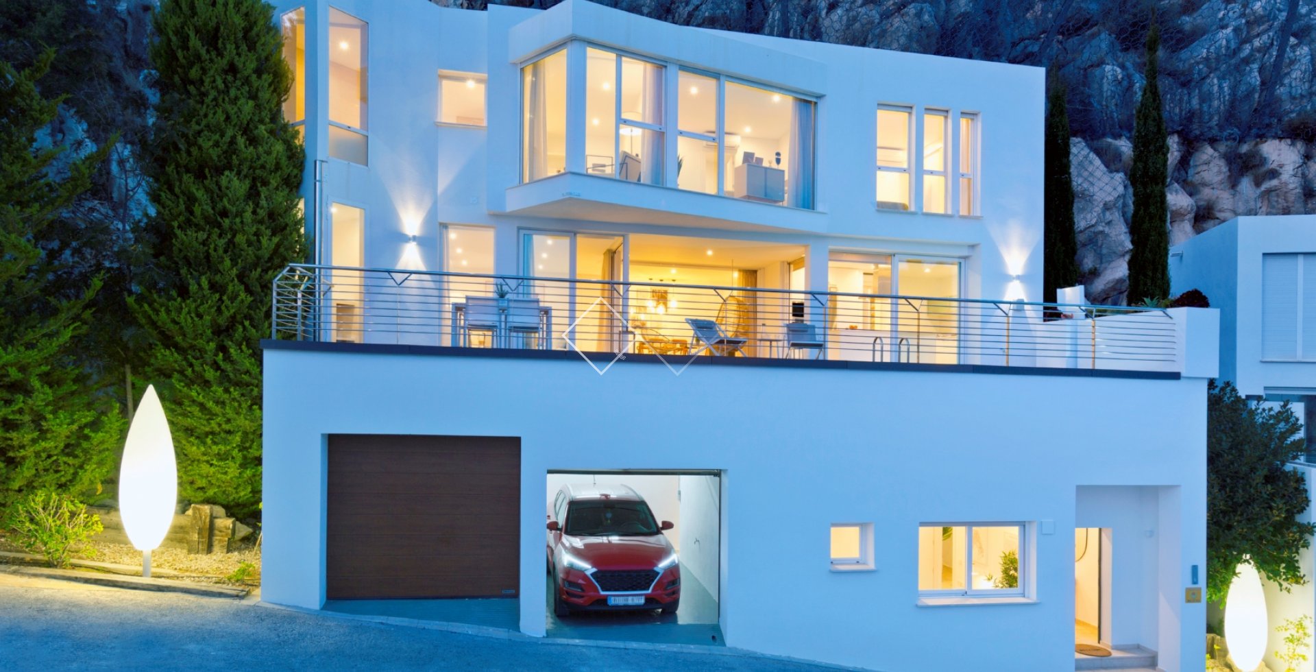 modern design - Unique sea view villa for sale in Altea