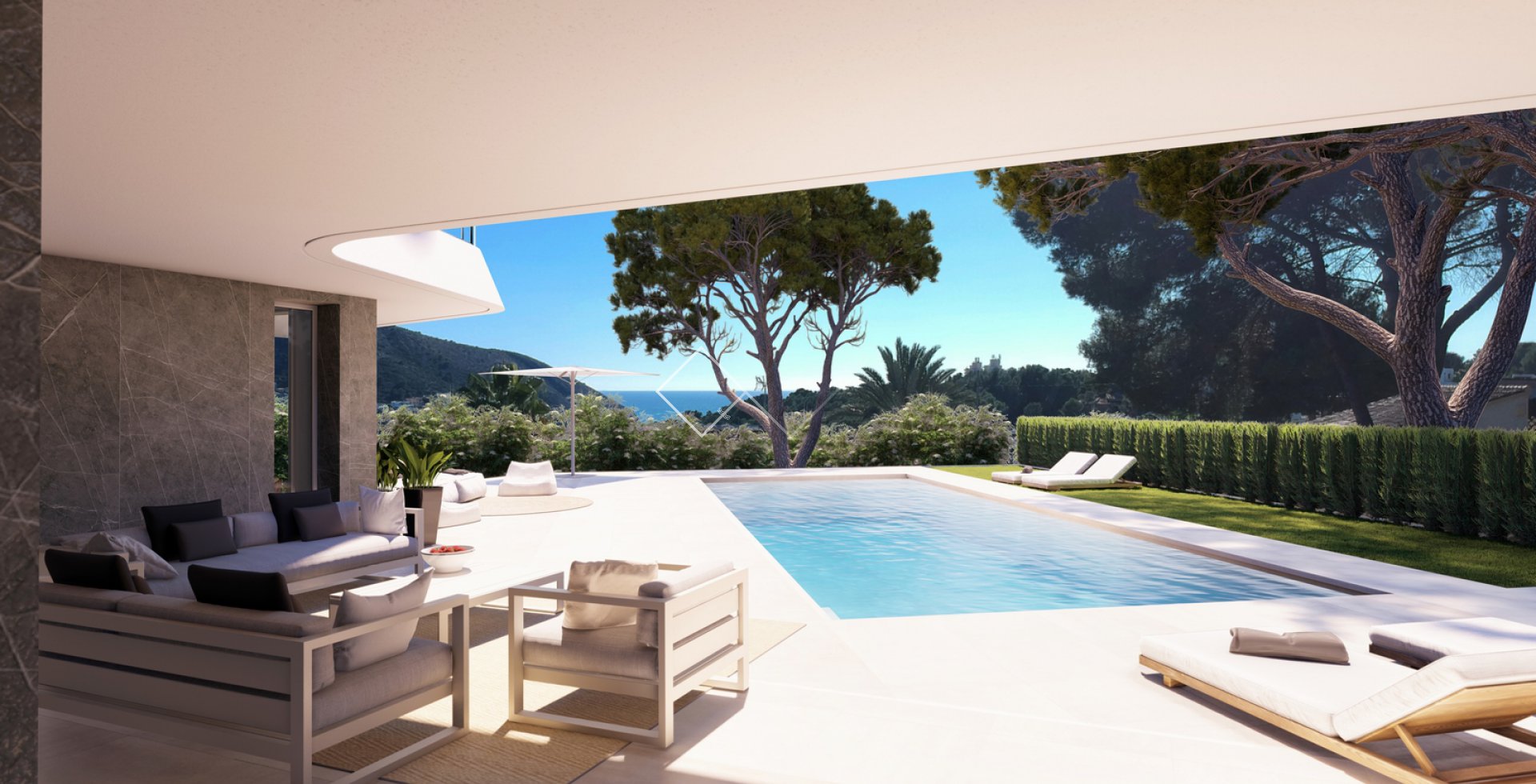 Pool - Luxuriöse neue Villa in El Portet, Moraira