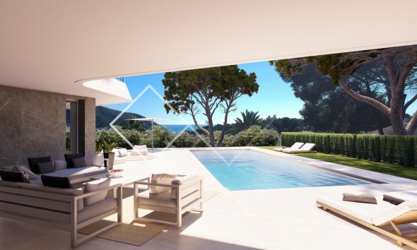 Pool - Luxuriöse neue Villa in El Portet, Moraira