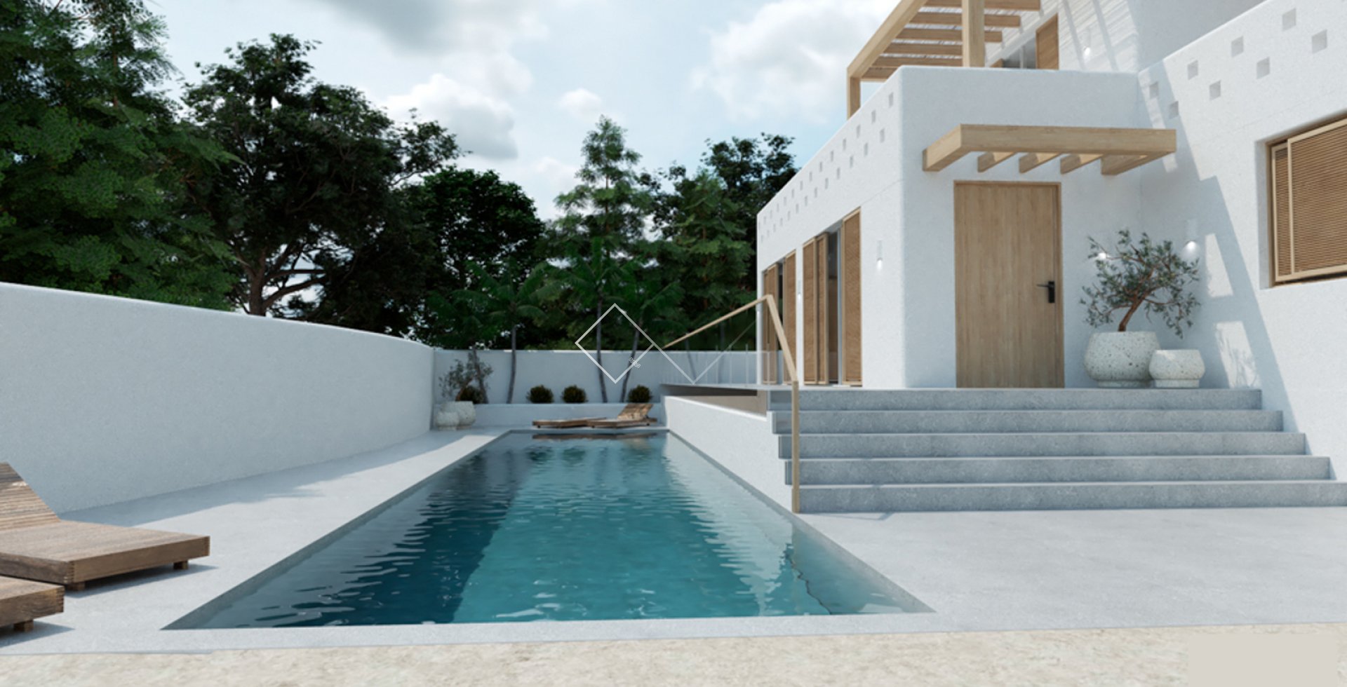 proyecto de renovación - Villa estilo ibicenco en venta en Moraira