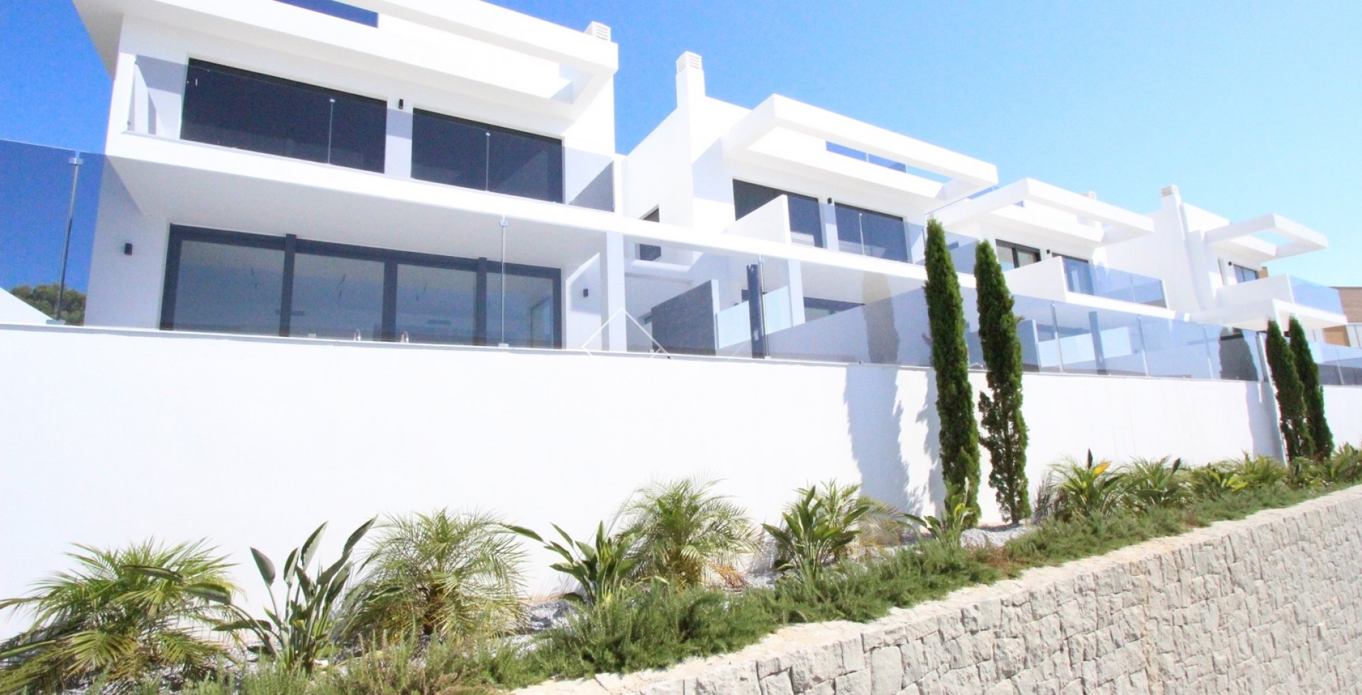 Top villa à vendre à Calpe, mitoyenne avec vue sur la mer