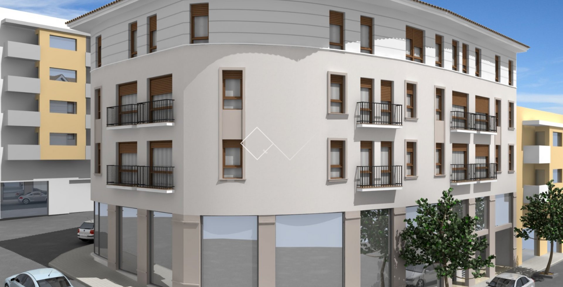 new build apartments for sale in Moraira centre