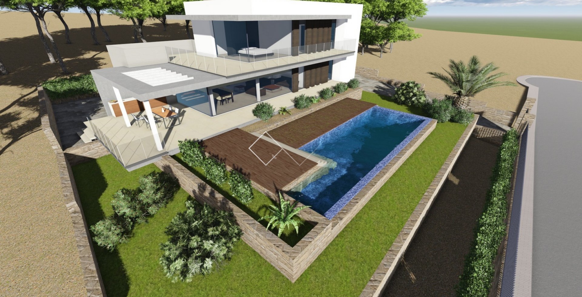 Moderne Villa zu verkaufen in Moraira, Costa Blanca