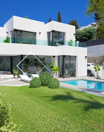 villa de style moderne à vendre à Moraira