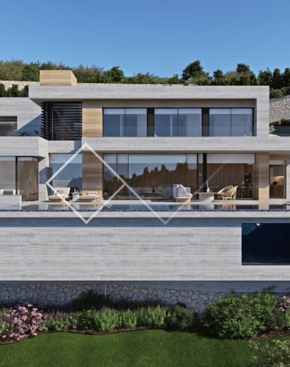 Espectacular villa moderna en venta en Benissa con vistas al mar
