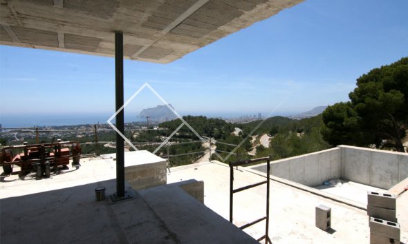 Panorama Meerblick - Qualitäts-Neubau-Villa mit Meerblick in Benissa