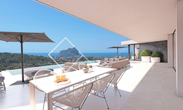 luxe et confort - Villa chic à vendre avec vue imprenable sur la mer à Calpe