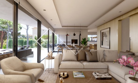 lounge - Villa de luxe mit Meerblick in Moraira zu verkaufen