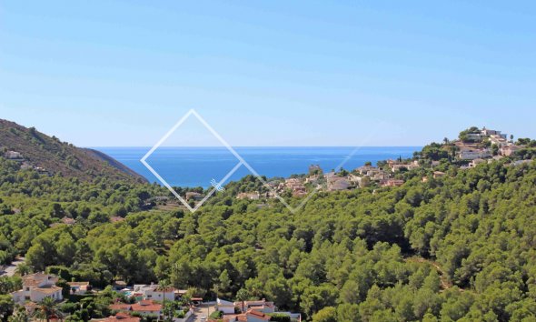 vistas al mar - Magnífica villa moderna con vistas al mar hacia El Portet y Calpe