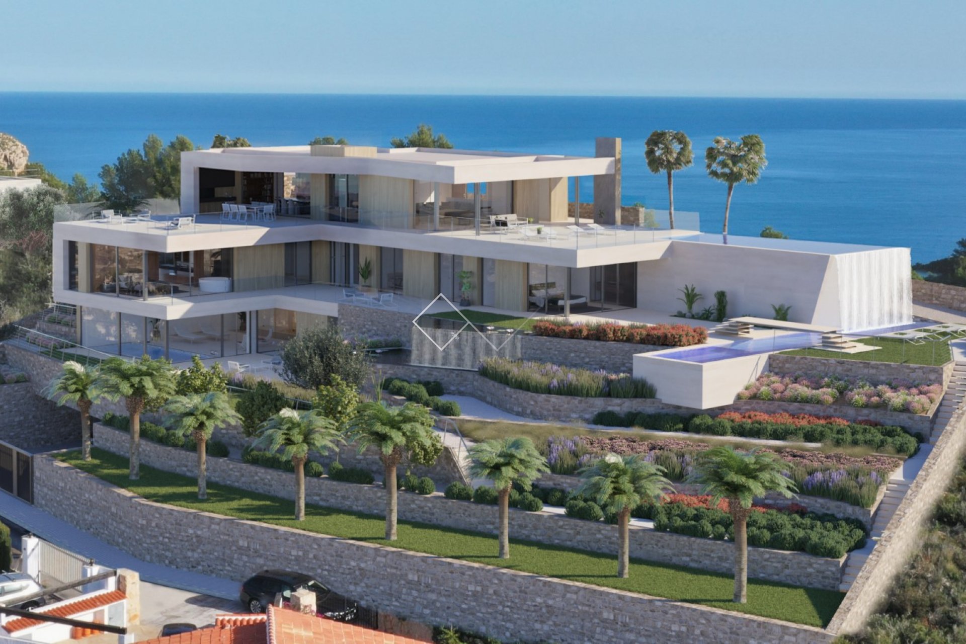 4 étages - Majestueuse villa avec une superbe vue sur la mer, Moraira
