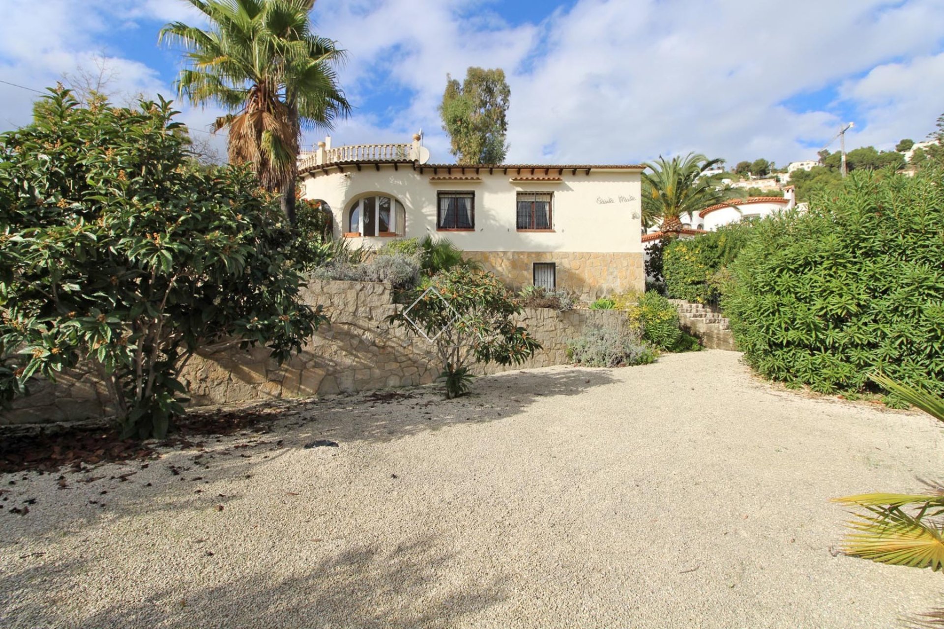 access to the villa - Detached villa for sale in Benissa, Montemar