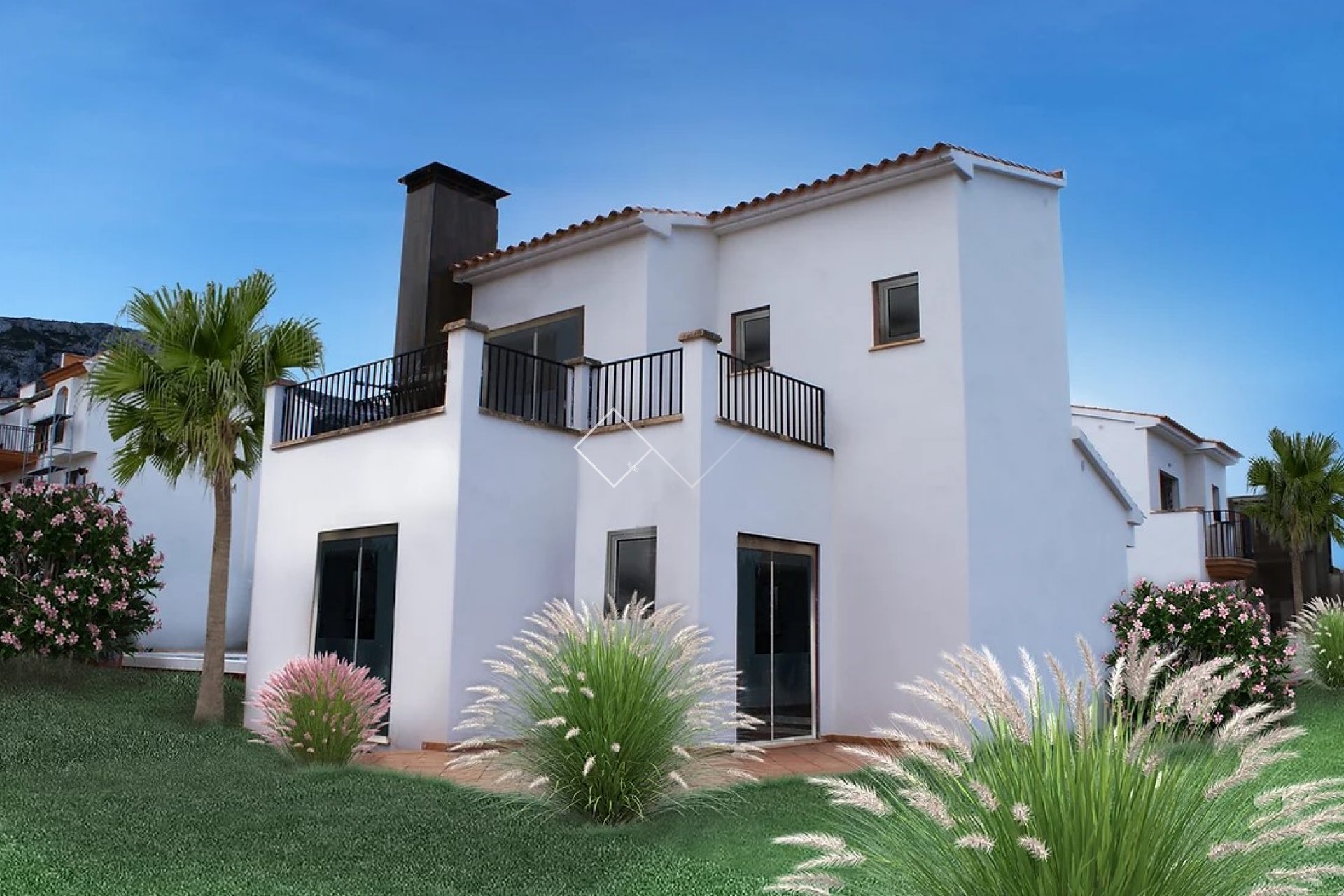 Affordable detached villas for sale in a central location in Denia