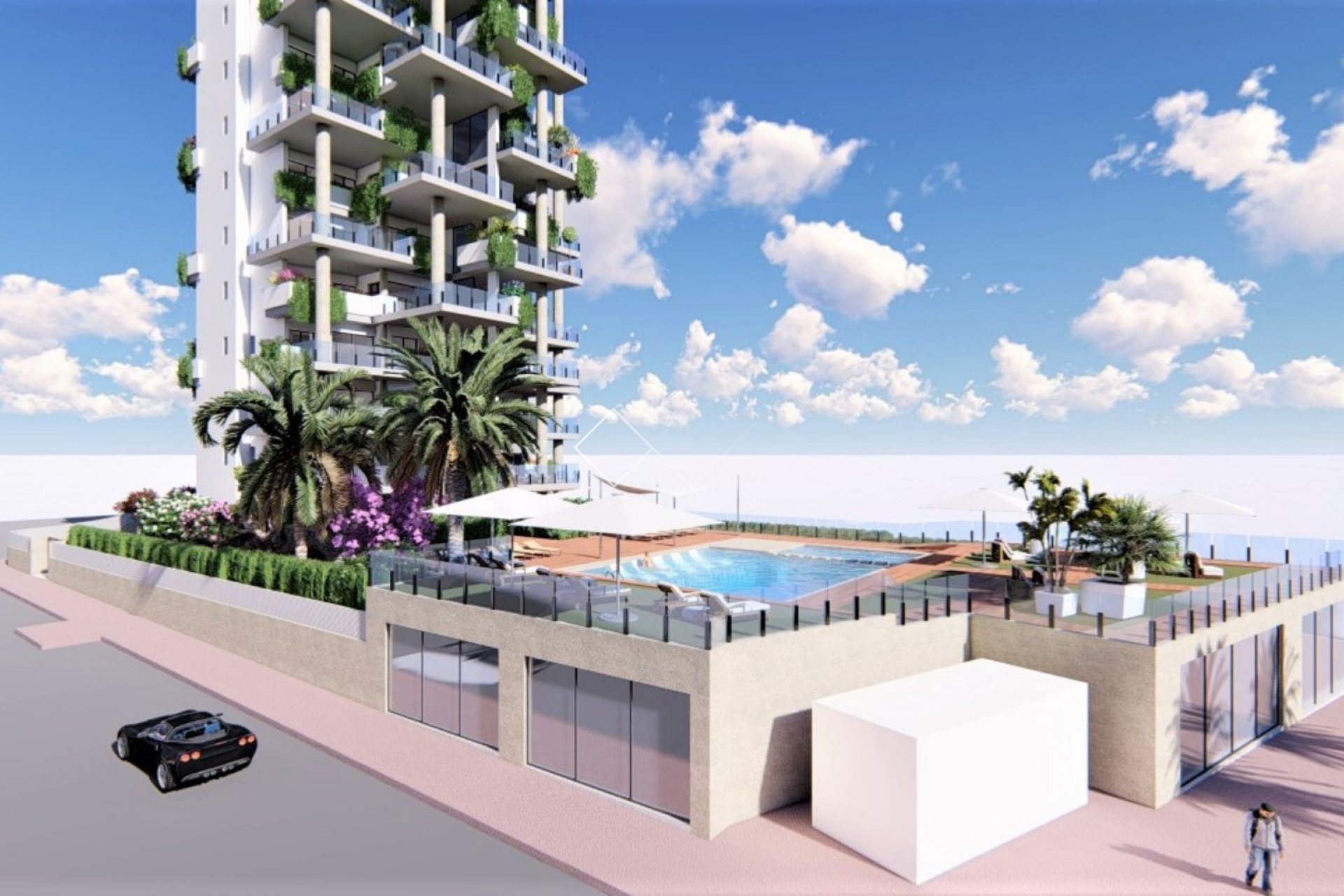 apartment complex - New project: apartments in Calpe, 150m from beach