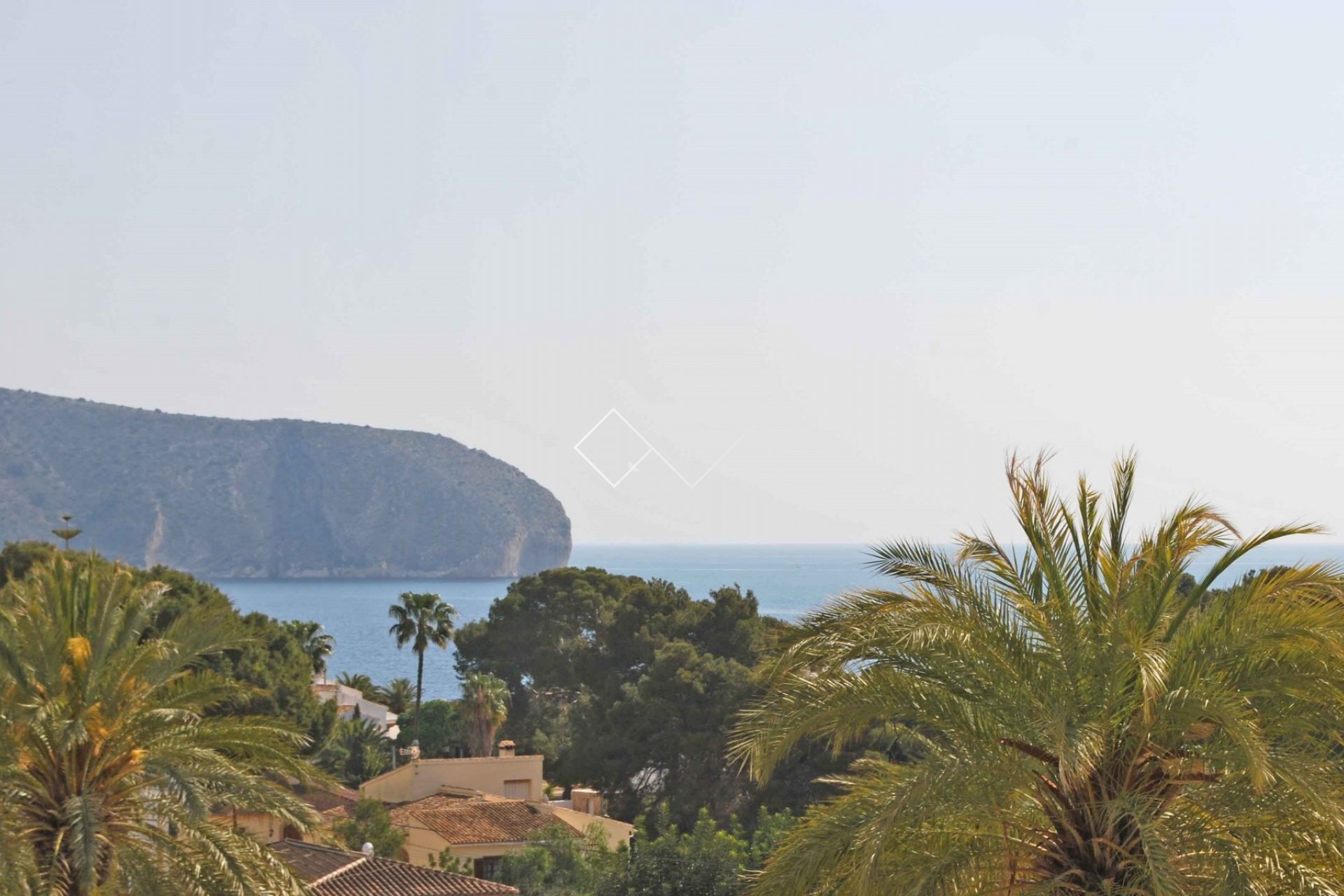 Blick vom Balkon - Wohnung mit Meerblick in der Nähe von Strand und Moraira