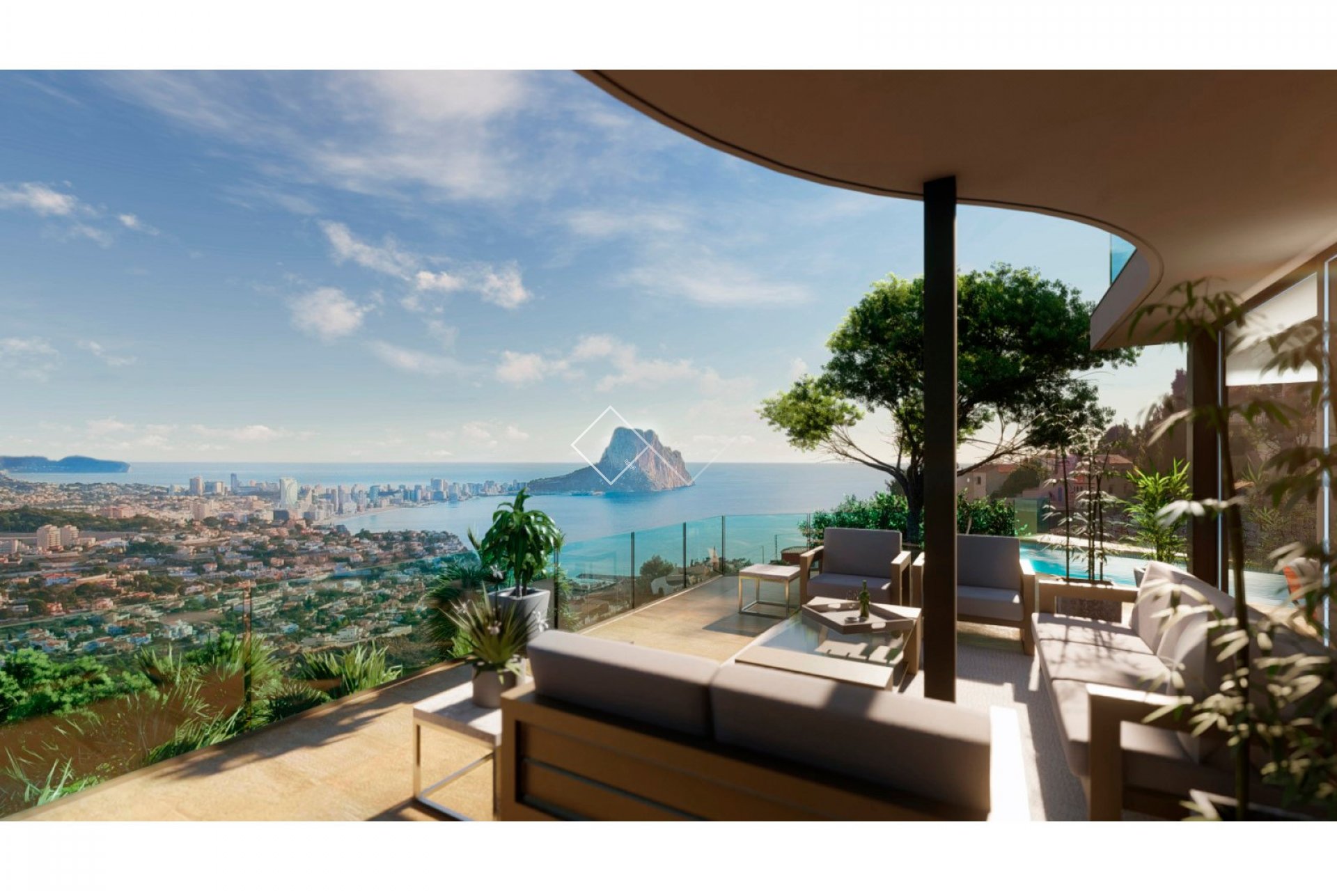 Calpe rock - Luxurious modern villa with 2 pools in Maryvilla, Calpe