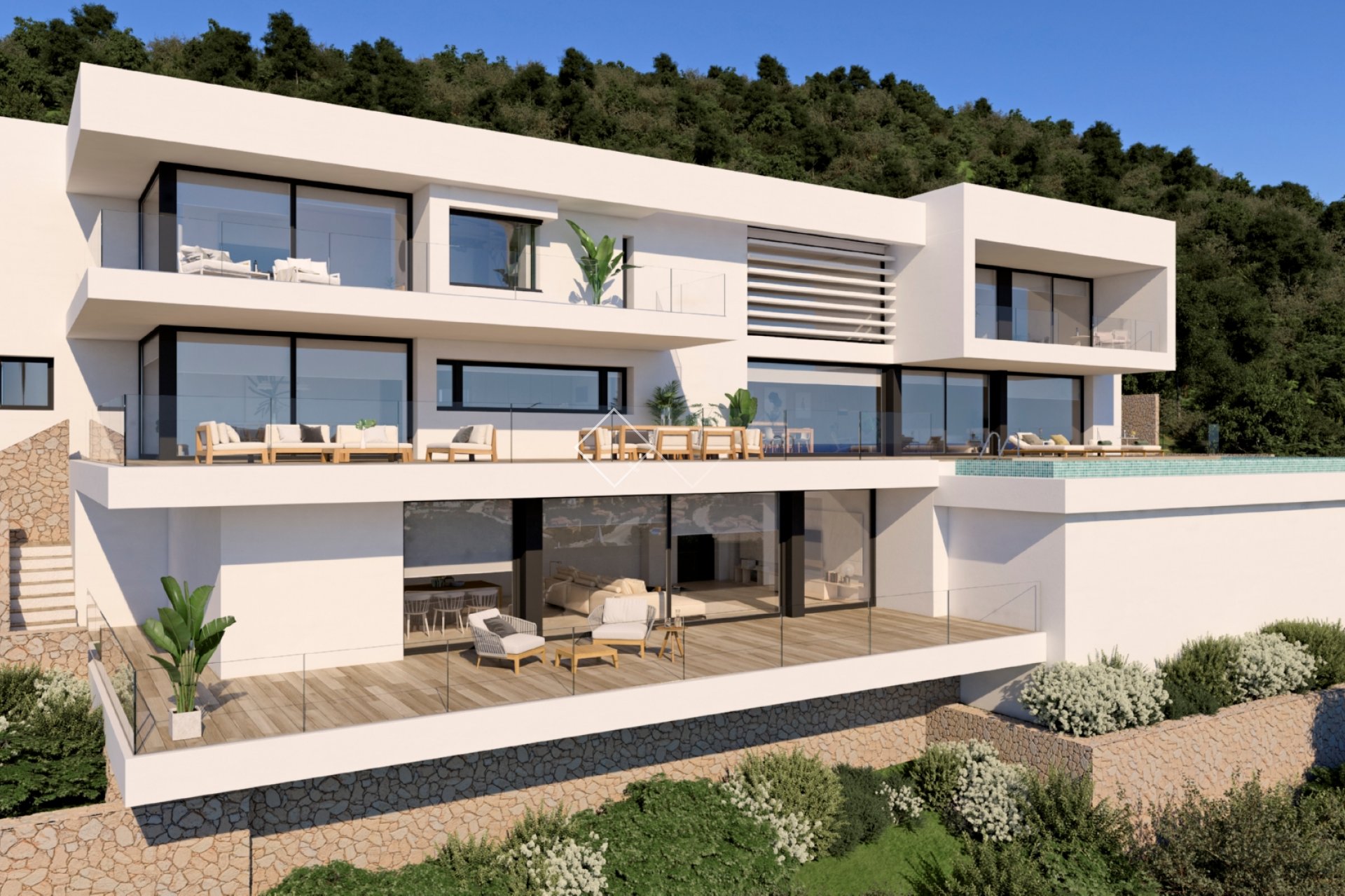 design villa met 3 verdiepingen - Statige designvilla te koop in Benitachell
